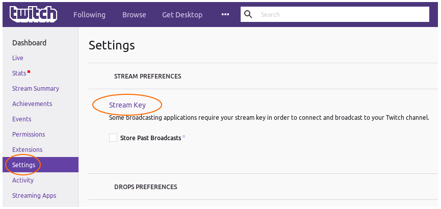 how to connect obs to twitch to stream